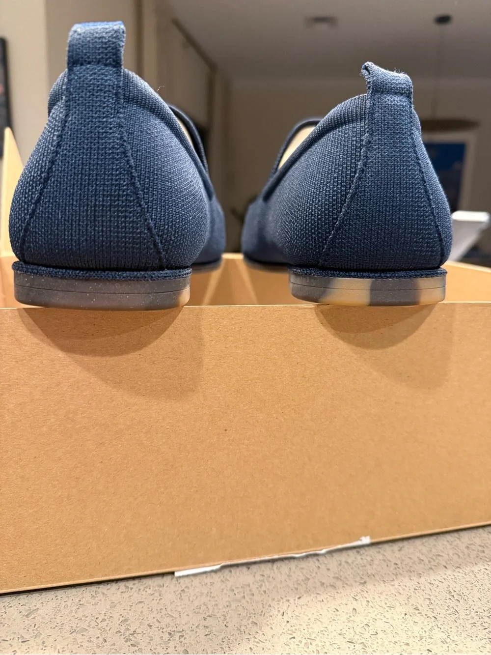 Rothy's Navy Knit Men's Slip-On Loafers